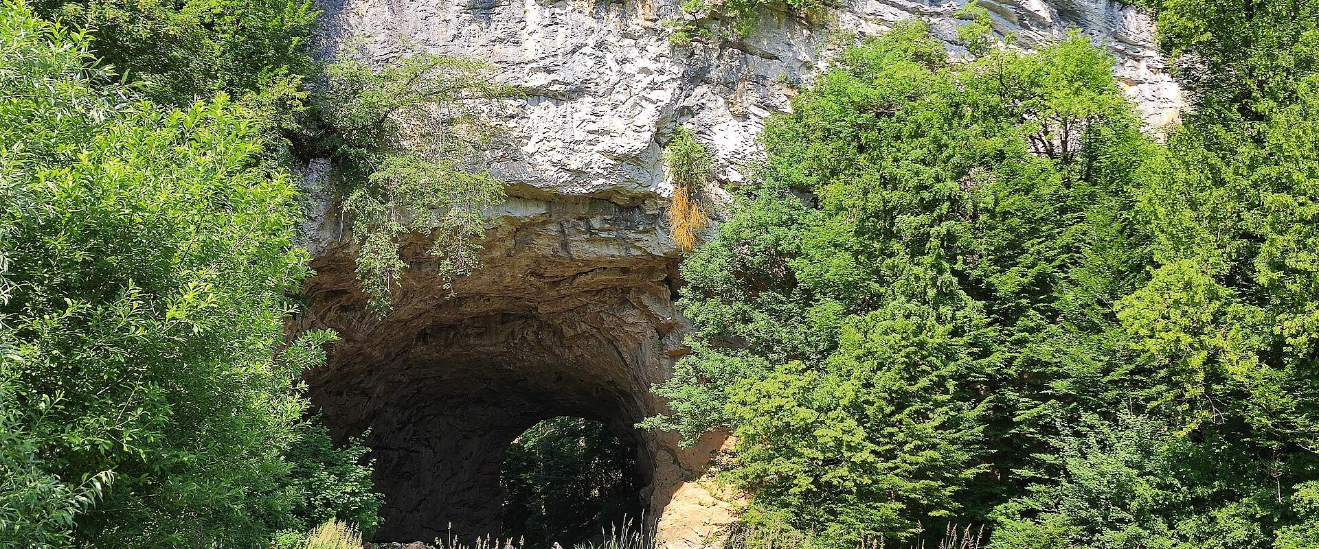 The great natural arch of Rakov Škocjan