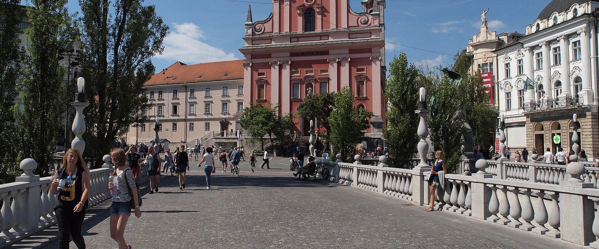 The Triple Bridge in Ljubljana